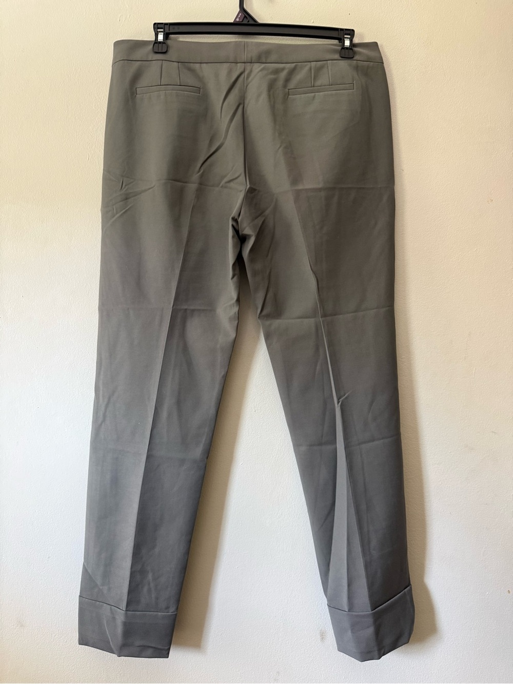 Armani Collezioni Women's Straight-Leg Trousers in Gray - Size 14 - Picture 3 of 14